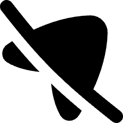 Navigation Arrow Off Icon from Flex Solid Set