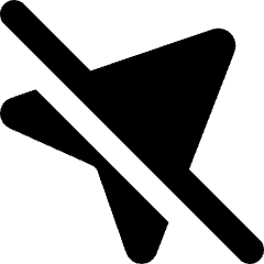 Navigation Arrow Off Icon from Core Solid Set