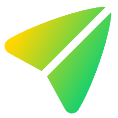 Navigation Arrow On Icon from Plump Gradient Set