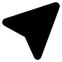 Navigation Arrow On Icon from Core Solid Set