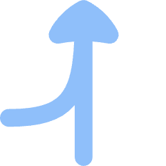 Navigation Arrow Ramp Right Icon from Flex Flat Set