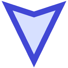 Navigation Arrow South Icon from Sharp Duo Set