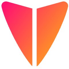 Navigation Arrow South Icon from Plump Gradient Set