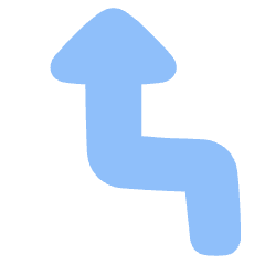 Navigation Arrow Turn Sharp Left Icon from Plump Flat Set
