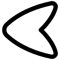 Navigation Arrow West Icon from Flex Line Set
