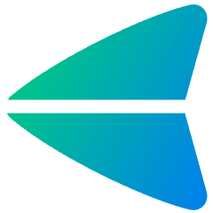 Navigation Arrow West Icon from Plump Gradient Set