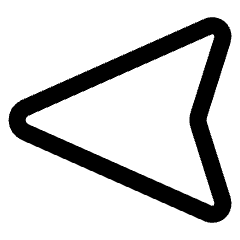 Navigation Arrow West Icon from Core Line Set