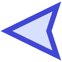Navigation Arrow West Icon from Sharp Duo Set