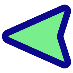 Navigation Arrow West Icon from Core Pop Set