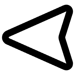 Navigation Arrow West Icon from Core Remix Set