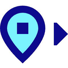 Next Location Icon from Sharp Pop Set