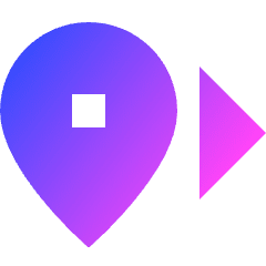 Next Location Icon from Sharp Gradient Set