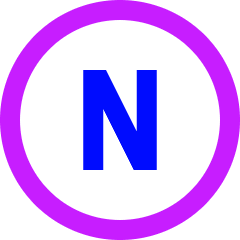 North Icon from Sharp Neon Set