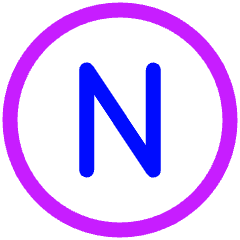 North Icon from Plump Neon Set