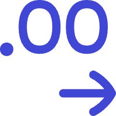 Number Decimal Increase Icon from Flex Duo Set