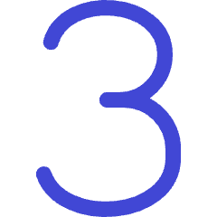 Number Three Icon from Flex Duo Set