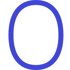 Number Zero Icon from Flex Duo Set