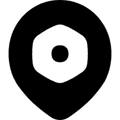 Pin Setting Bolt Nut Icon from Flex Solid Set
