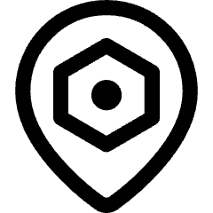 Pin Setting Bolt Nut Icon from Core Line Set