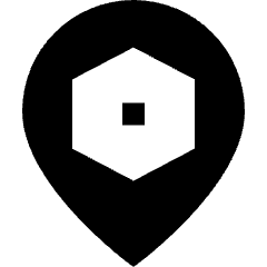 Pin Setting Bolt Nut Icon from Sharp Solid Set