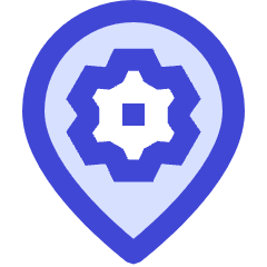 Pin Setting Gear Icon from Sharp Duo Set
