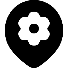 Pin Setting Gear Icon from Flex Solid Set