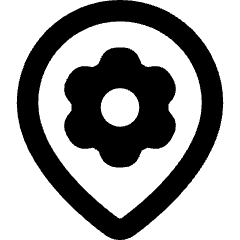 Pin Setting Gear Icon from Core Remix Set