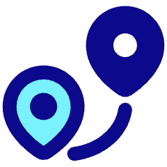 Pins Distance Icon from Plump Pop Set