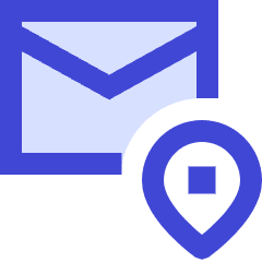 Postcode Pin Icon from Sharp Duo Set