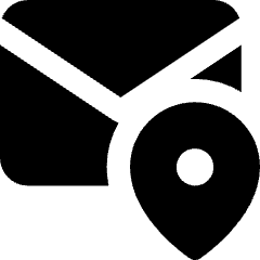 Postcode Pin Icon from Core Solid Set