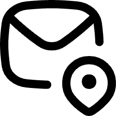 Postcode Pin Icon from Flex Line Set