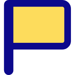 Rectangle Flag Icon from Core Pop Set