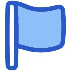 Rectangle Flag Icon from Plump Duo Set