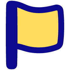 Rectangle Flag Icon from Plump Pop Set