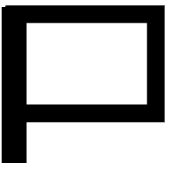 Rectangle Flag Icon from Sharp Remix Set