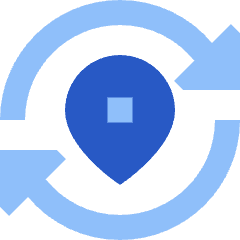 Refresh Location Icon from Sharp Flat Set