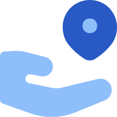 Share Location Icon from Flex Flat Set