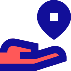 Share Location Icon from Sharp Pop Set