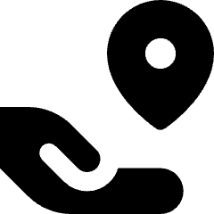 Share Location Icon from Core Solid Set