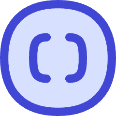 Square Brackets Circle Icon from Flex Duo Set