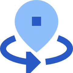 Sync Location Icon from Sharp Flat Set