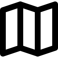 Travel Map Icon from Micro Line Set