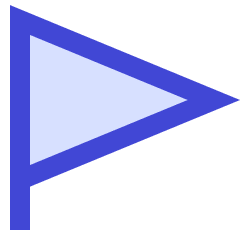 Triangle Flag Icon from Sharp Duo Set