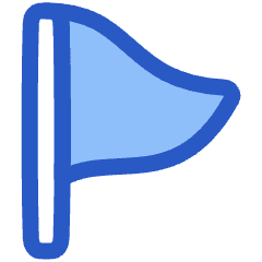 Triangle Flag Icon from Plump Duo Set