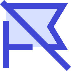 Unflag Icon from Sharp Duo Set