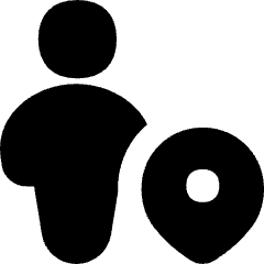 User Pin Icon from Flex Solid Set