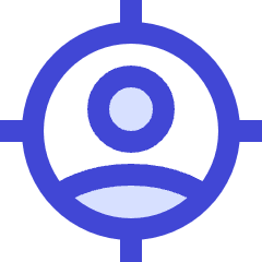 User Target Icon from Sharp Duo Set