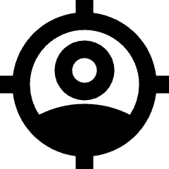 User Target Icon from Sharp Remix Set