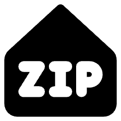 Zip Code Address Icon from Core Solid Set