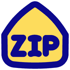 Zip Code Address Icon from Flex Pop Set